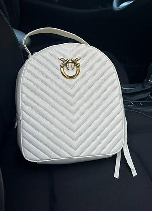 Рюкзак молочный pinko, женский рюкзак pinko