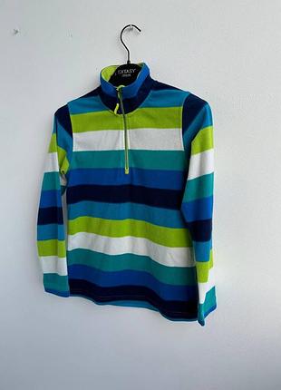 Полосатая флиска lewro sports wear, 140/146