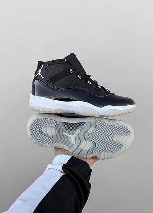 👟 кросівки      nike air jordan 11 retro jubilee 25th anniversary "black"   / наложка bs👟