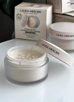 Пудра без талька с блюр эффектом laura mercier translucent powder ultra-blur 20g