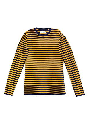 Жіночий жовто блакитний джемпер в рубчик прямого крою / у розмірі l / фірми calvin klein