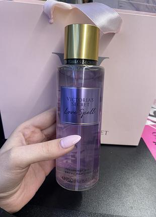 Розпив 20мл спрей для тіла для жінок victoria's secret love spell, розпив 20мл