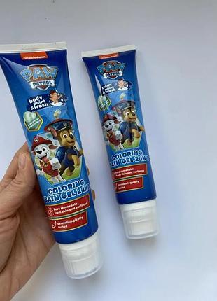 Кольорова пінка для ванни для дітей щенячий патруль , 150 мл.