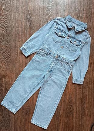 Джинсовий комбінезон літній zara