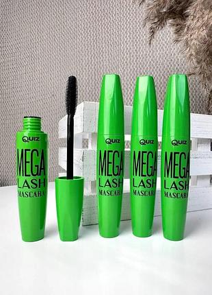 Туш для вій "мега вії" подовжуюча quiz