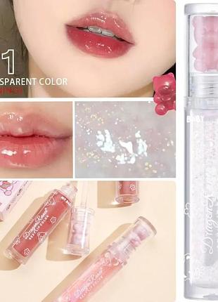 Блиск для губ gummy bear dragon ranee, № 01, 2.8 мл