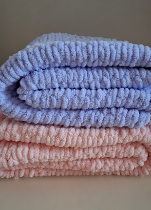 Плед ручної роботи із alize puffy