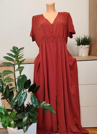 Летнее платье макси батал!