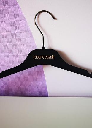 Roberto cavalli тремпель коричневый вешалка плечики