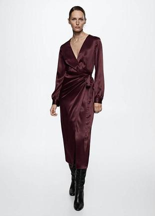 Сукня mango mg бордо
