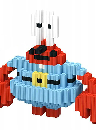 Конструктор фигурка magic blocks пиксели мистер крабс 235 деталей zk-34