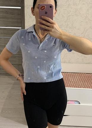 Футболка поло укорочена