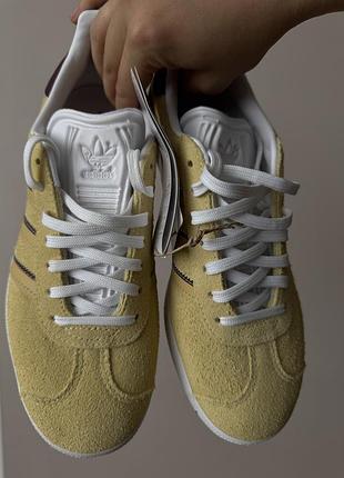 Кеди жіночі adidas gazelle жовті