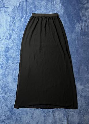 Подвійна напівпрозора спідниця