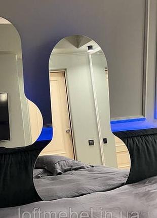 Настенное зеркало срамота безрамное, зеркало без рамы