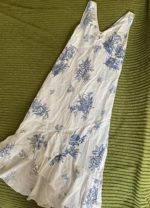 Квітковий сарафан в пол сукня плаття платье макси