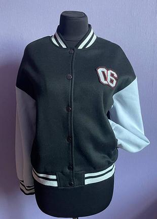 Кофта бомбер на флисе куртка бомбер shein