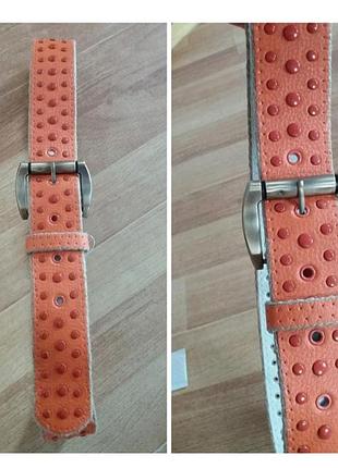 Ремень оранжевый