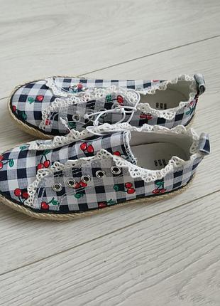 Мокасины для девочек, длина стельки 19,5 см