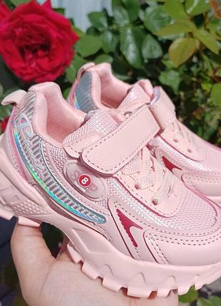 Легкие кроссовки для стильной девочки р.28