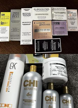 Професійна косметика для обличчя та волосся