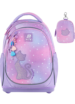 Kite школьный рюкзак k25-724s-2 education catsline