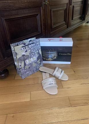 Шлепанцы тапочки тапки dior