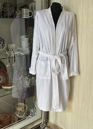 Новий халат махровий білий німецький бренд 48/50