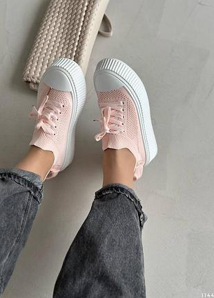 Текстильные женские кеды