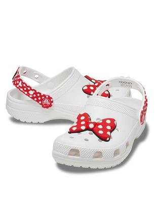 Новые crocs для девочки disney minnie mouse, кроксы минные маус