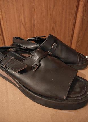 Натуральна шкіра сандалії 6