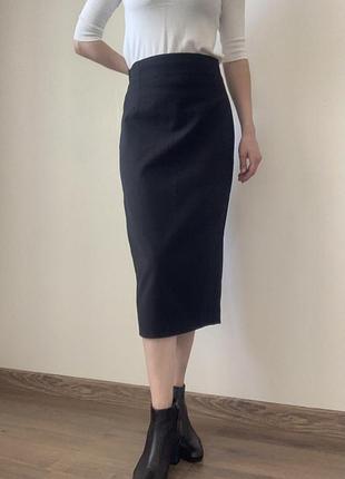 Спідниця у діловому стилі zara, розмір l