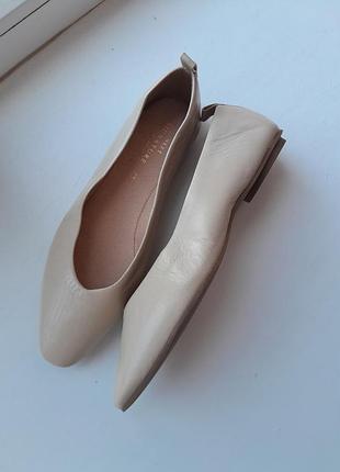 Балетки 36-36.5р кожа