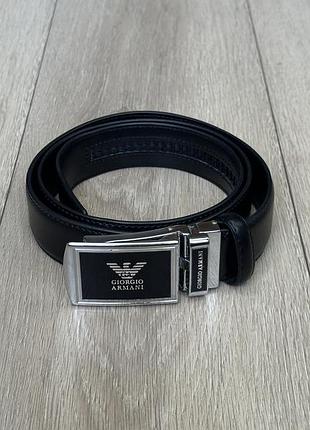 Шкіряний ремінь giorgio armani