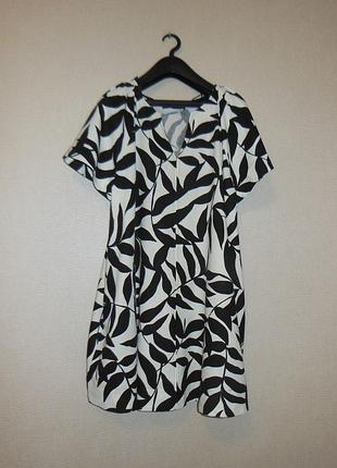 Мегабат!! платье-туника лен трапеция george (британия) базo/24-28