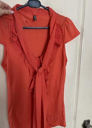 Жіноча коралова блуза