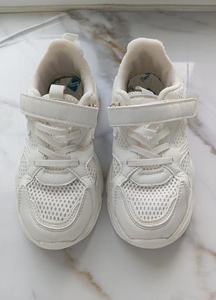 Кроссовки apawwa 32 размер 18,5см белые на липучку