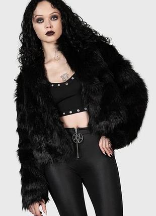 Еко шуба kill star killstar nemesis готична в готичному стилі готика goth гот