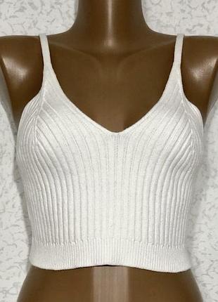 Женская хлопковая майка топ