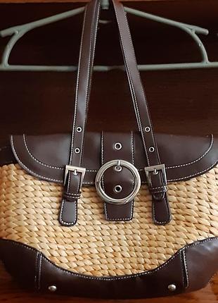 Комбінована жіноча  сумка.