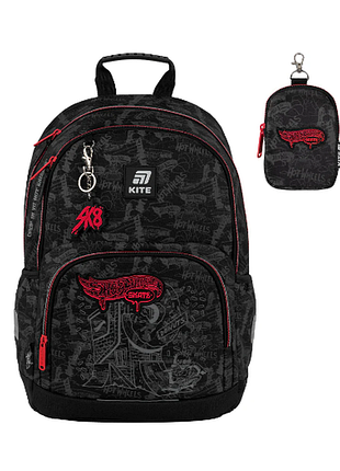 Kite школьный рюкзак hw25-585m education hot wheels skate