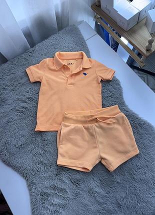 Костюм next шорти футболка 9-12 місяці 80 см