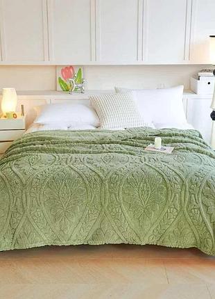 Теплий текстурний плед "візерунок" wellsoft &nbsp;200/220