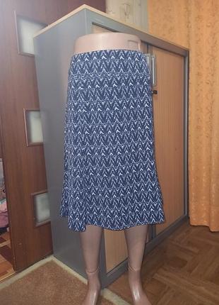 Юбка трапеция на подкладке, размер l - 50 - 16