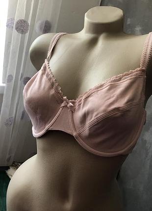 Бюстгальтер бавовняний з кісточками без паралону