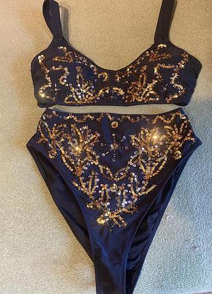 Купальник asos  стразы, паетки