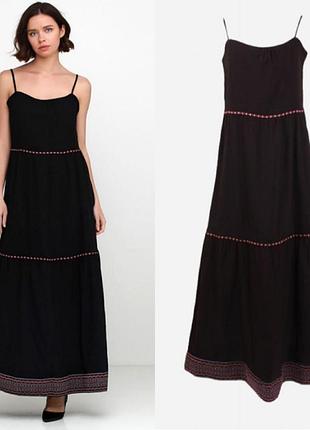 Платье котоновое с тесьмой в народном стиле esmara