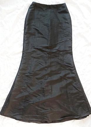 Чорна готична довга спідниця m s гот розкльошена