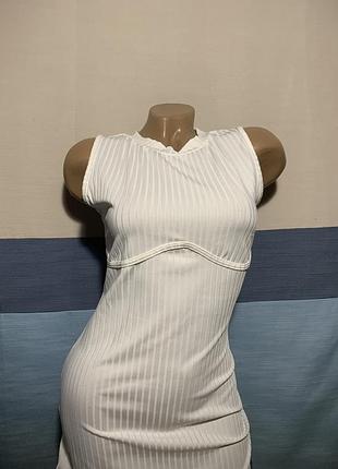 Сукня в рубчик