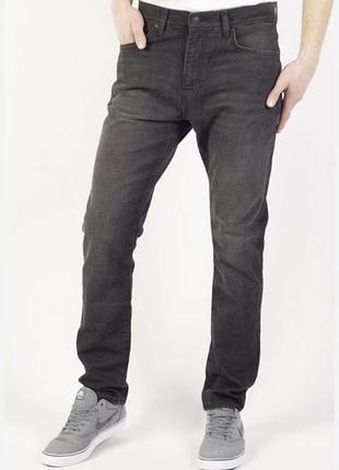 Чоловічі чорні джинси стрейчові скінні ltb р.36/32